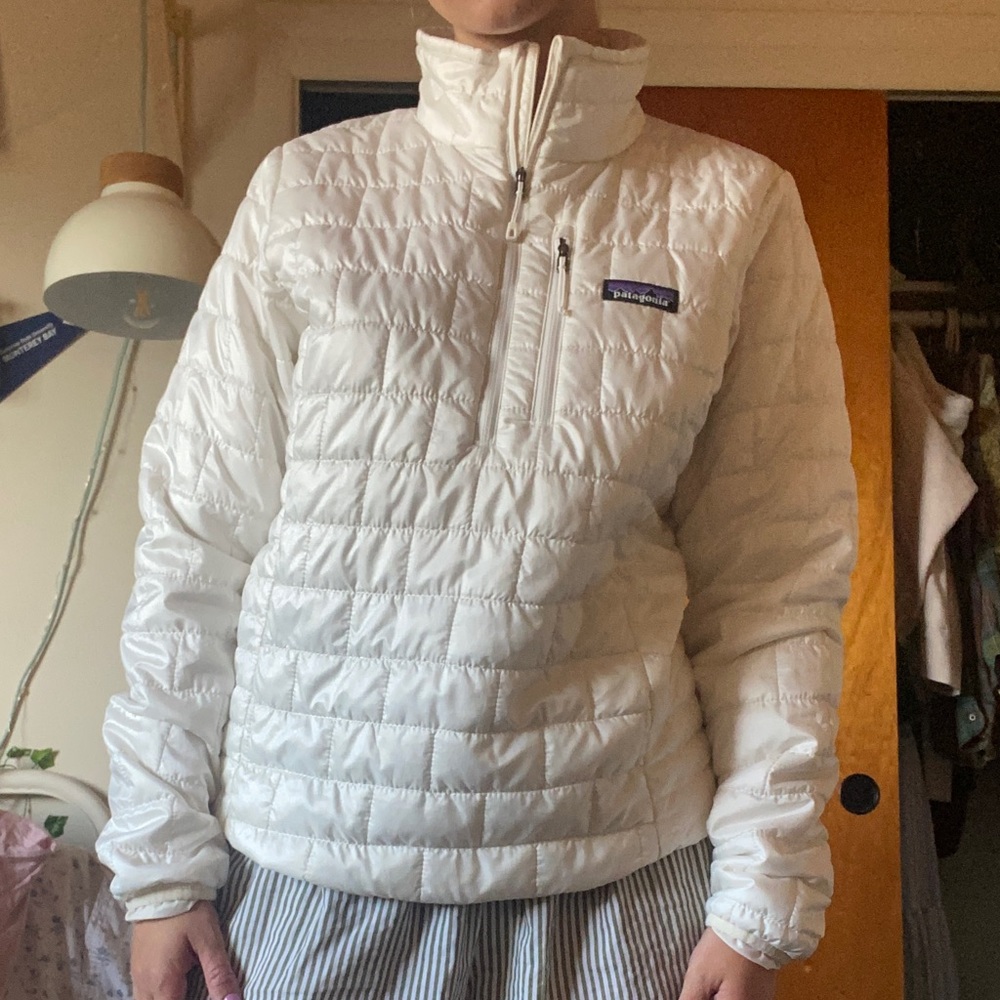 Patagonia Women Quarter zip Nano puff Jacket